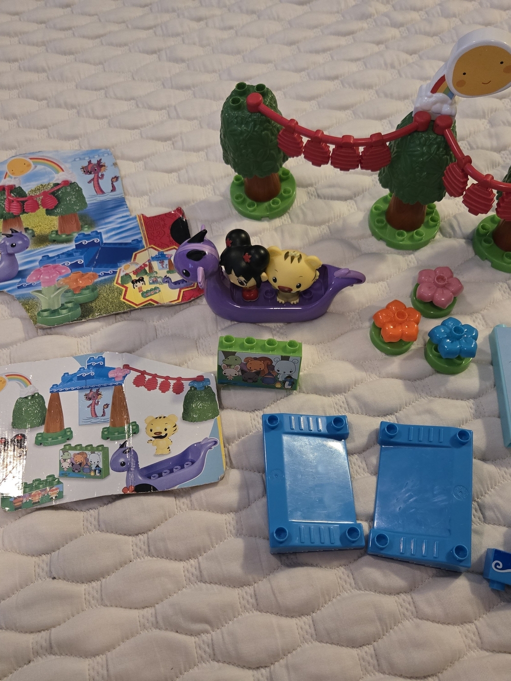 Ni Hao Kai-Lan Mega Bloks Playset - Dragon Boat Incomplete Set Collectable Toy